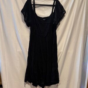 Torrid Black Lace Midi Dress